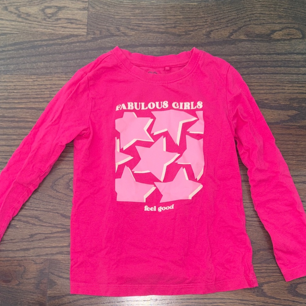 Victoria's Secret Fabulous Girls Pink Long Sleeve Tee